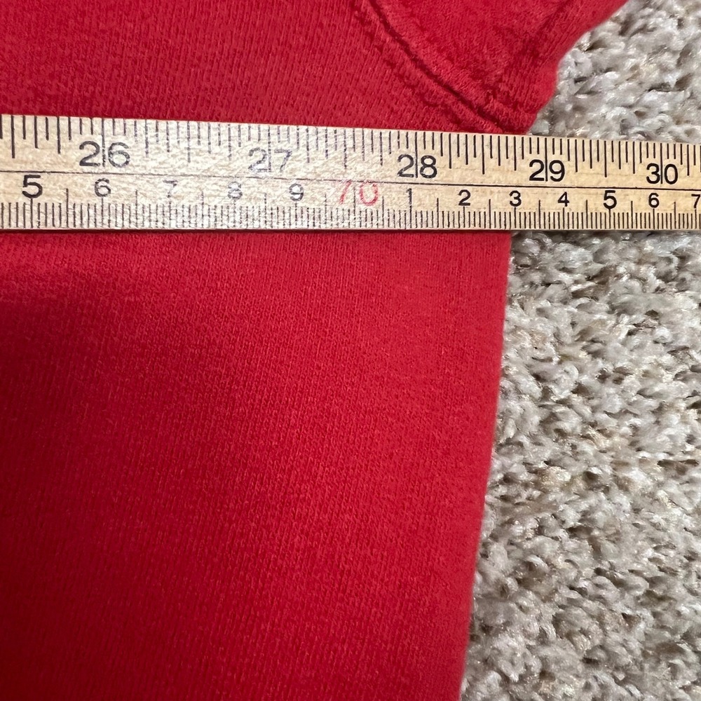 Champion Mens Red Crewneck Sweatshirt XXL Authentic Athletic Apparel Logo - Picture 4 of 7